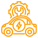E-Auto-Service Icon